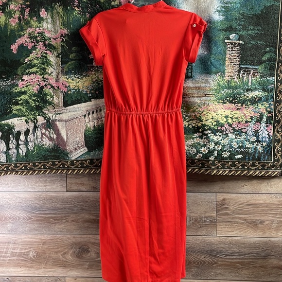 Timely Trends Ladies Dress, Size 9, Red, Vintage 80’s 90’s - Picture 5 of 8
